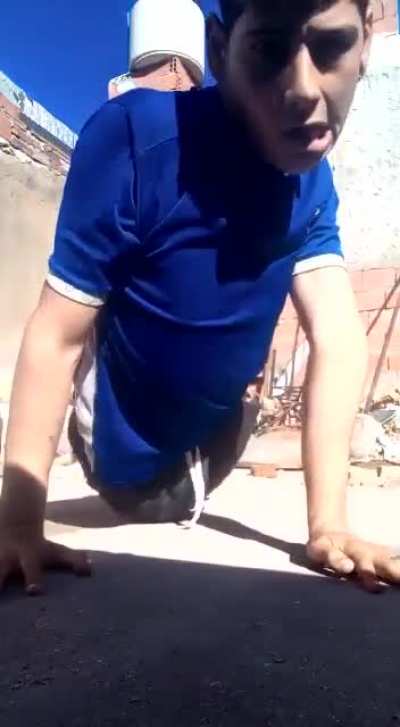 To push up.
