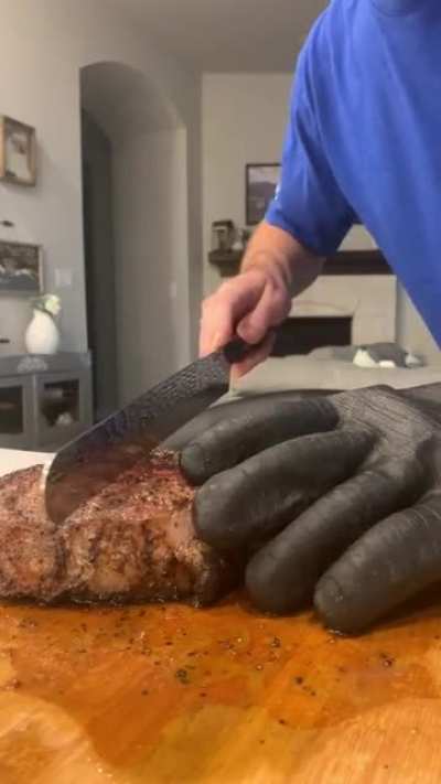 My second, lessons learned, reverse seared tomahawk steak. I felt the need to share. Love from DFW.