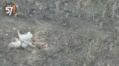 RU POV: Footage of the assault on the stronghold of the Armed Forces of Ukraine by Russian airborne troops with the support of the BMP-3 and the T-72B3 tank in the Svatovo-Kremennaya area.