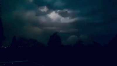 Beautiful lightning in Johannesburg, South Africa