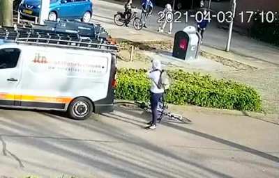 Don't text and cycle