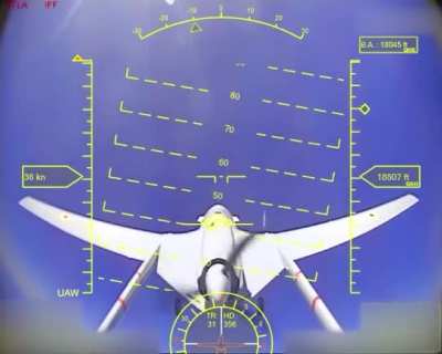 Russian Su-27 also tried to take down a Ukrainian Bayraktar TB2 somewhere over the Black Sea but without any success