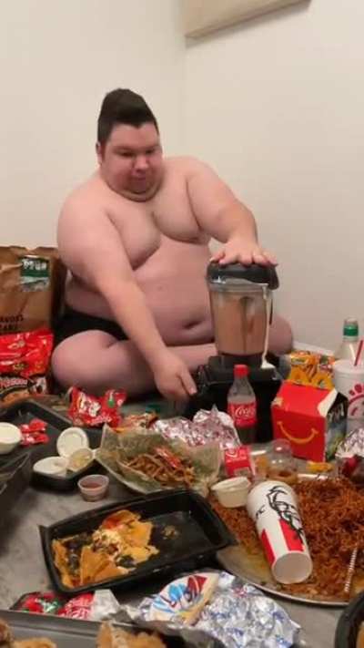 Poor guy is probably starving