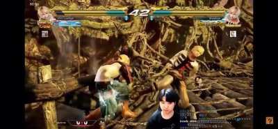 Lowhigh demonstrating inhuman reaction timing.