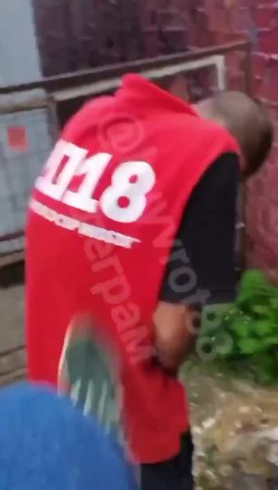 The neighborhood pissing man  gets utterly disrespected but worst of all spills his beer.