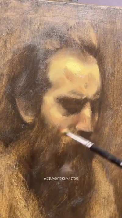 Yang Bo turning warm earthy tones and subtle highlights into something so meditative and alive. The brushwork is poetry.