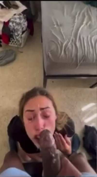 BBC Blowjob Cheating Cuckold Face Fuck Facial Interracial Messy Sloppy Porn GIF by pppjg1