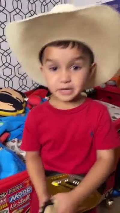Forget the lip-sync skill and the memorizing the script, this kid's acting is on point!