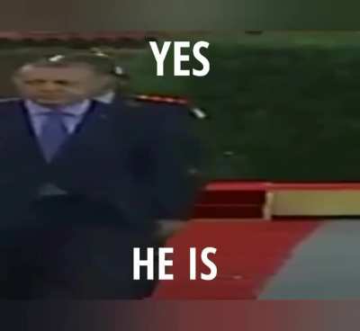 Yes,he is.