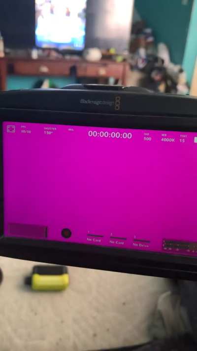Screen glitching
