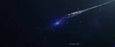 Perfectly cut starship destruction