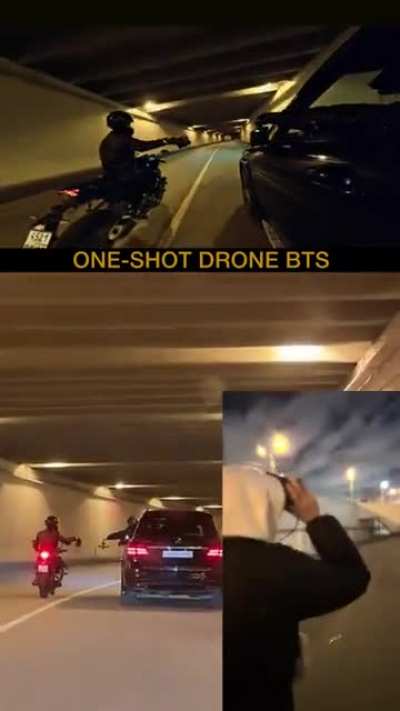 This incredible FPV drone shot choreography