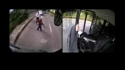 When your bus driver is a veteran
