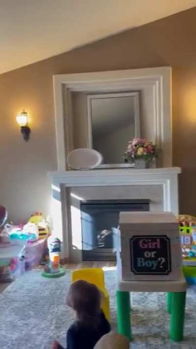 My nephew finds out he's gonna have another sister.