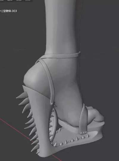 Tongue highheels