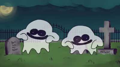 Vamo el SpookyMonth (Rod disfrazate de esqueleto para el stream y el tiki de pancho). Créditos a Sr. Pelo