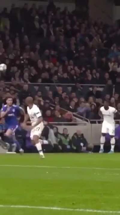 Ball boy throws his own ball to keep the momentum of his team going