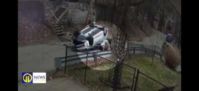 Police chase ends with crash