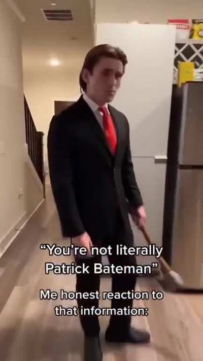 bro thinks hes Bateman 💀