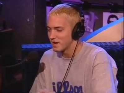 Howard interviews a young Eminem