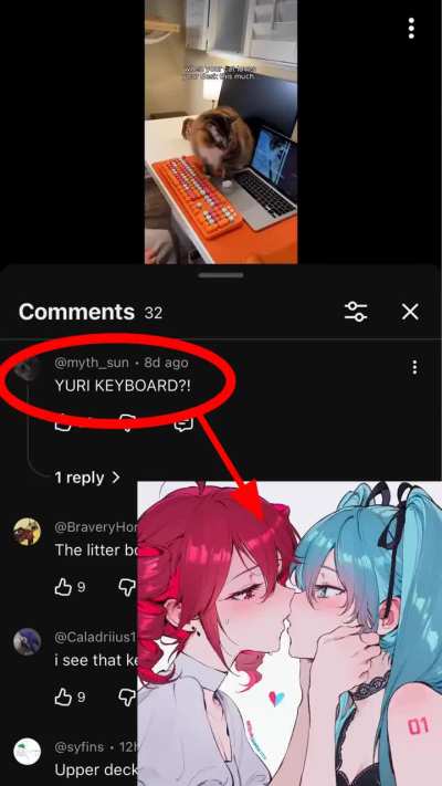 Who ordered they fresh step ad with extra yuri keyboard