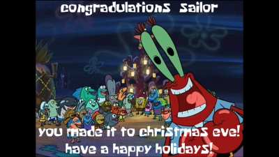 Have a Merry Christmas, ladies and gents