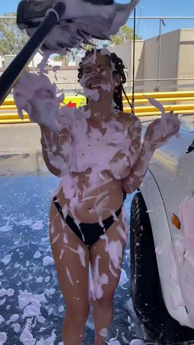The tits needed a wash too