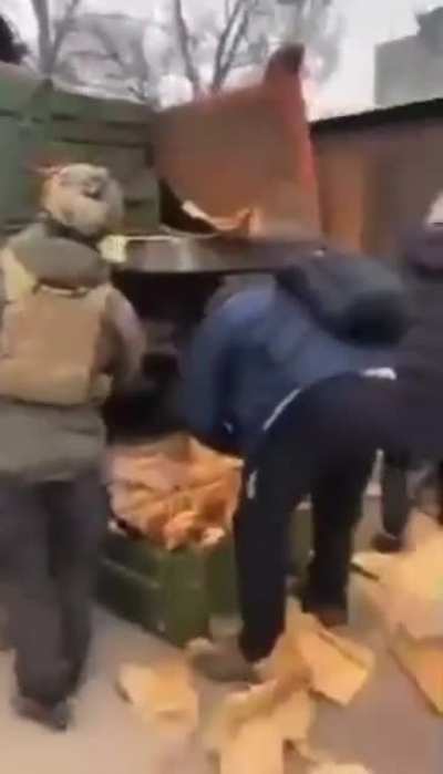 18,000 rifles being handed out to residents of Kyiv—anyone who wants one to defend the capital