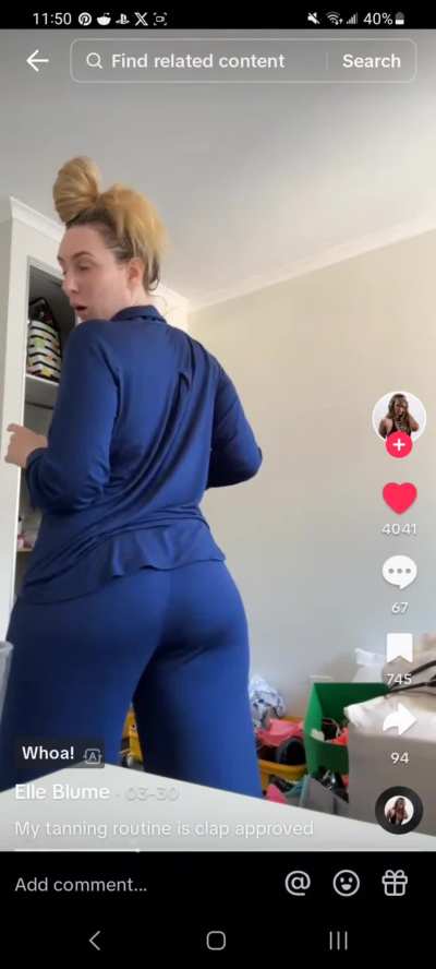 Clap in blue.