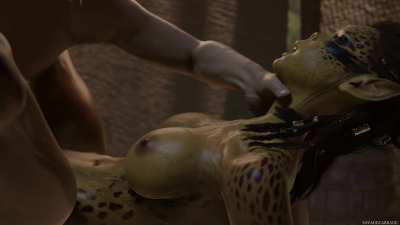 Grab my throat [Lae'<wbr>zel,B<wbr>aldur<wbr>'s Gate] (sava<wbr>gecab<wbr>bage)