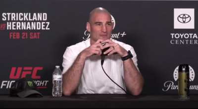 Sean Strickland goes on a misogynistic/ homophobic/racist tirade at his first UFC Paramount Media Day