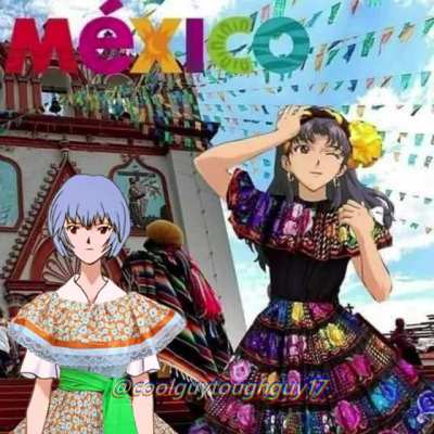 Rei goes to Mexico (oc)
