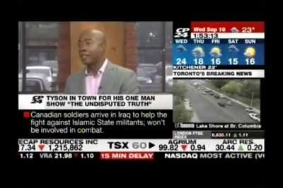 Mike Tyson gets big mad when you bring up that he's a convicted rapist.