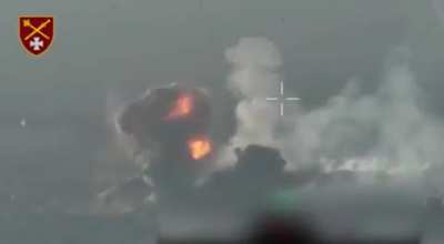 Ukrainian 44th Separate Artillery Brigade (44 OABr) firing 155mm FH70 howitzers transferred by the Italian and Estonian allies, to destroy the Russian ammunition warehouse, in Zaporizhia