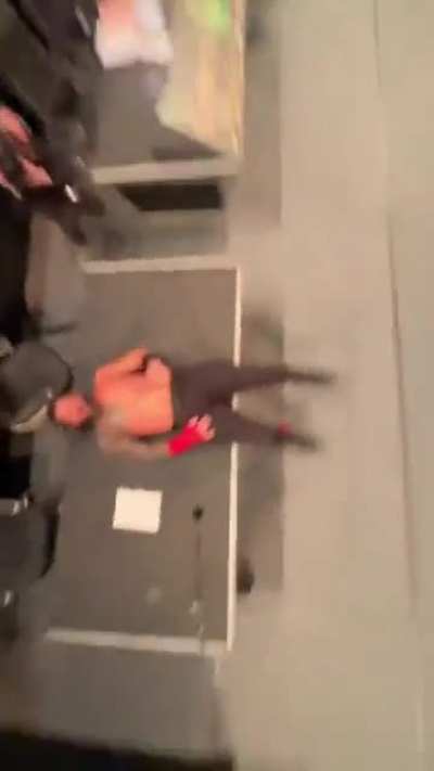 Logan Paul phone view of frog splash.