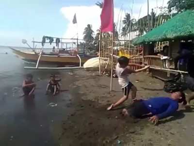 Fun day at the beach