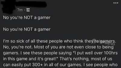 Not a gamer