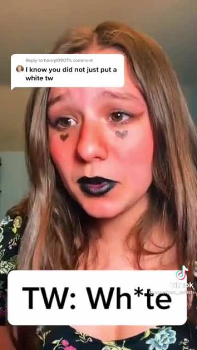 A White POC gets PTSD from seeing white people on the street.