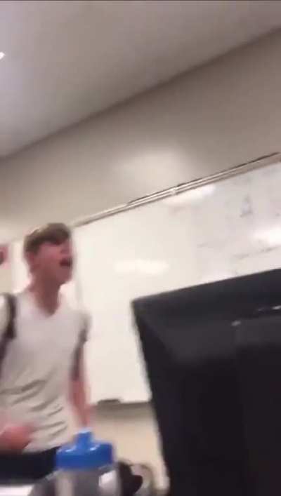 Student goes off on teacher
