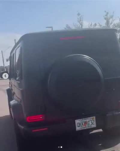Karen in a G-wagon rages at girl in parking lot and then tries to run her over