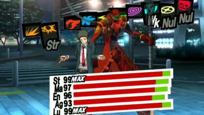 Fun Fact: Adachi is immune to Light/Darkness