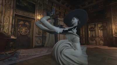 [Self] Lady Dimitrescu Crouching Animation (3rd Person POV)