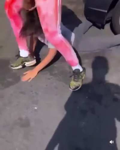 Throw then stomp the bitch