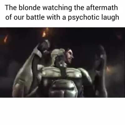 That's when I realize.... I was fighting the wrong person