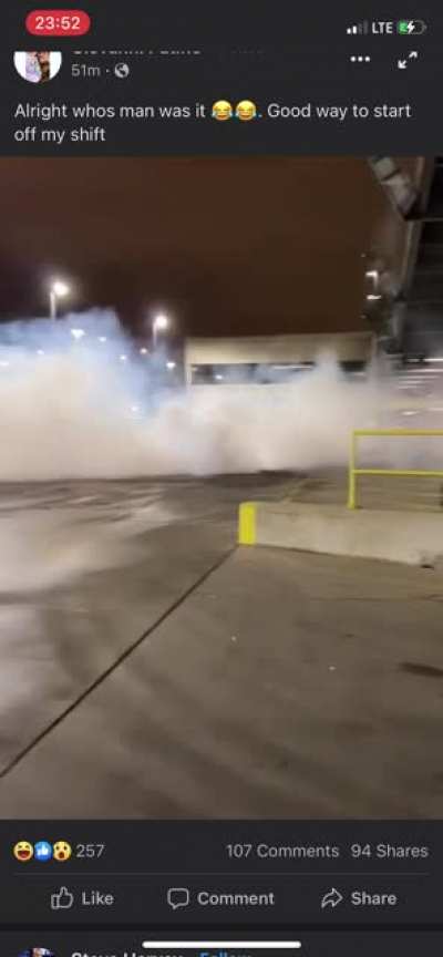 Drift king takes a wrong turn
