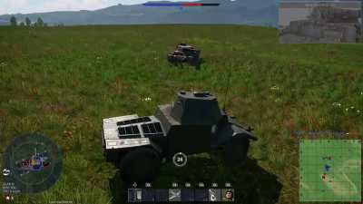 The panzer flip, first glitch ive seen in warthunder that isnt graphical