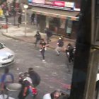Otra toma del atropello en marcha del día de hoy en Antofagasta