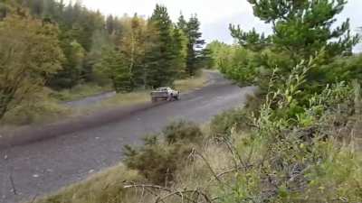 The last time I saw a Lancia Stratos, that sound!