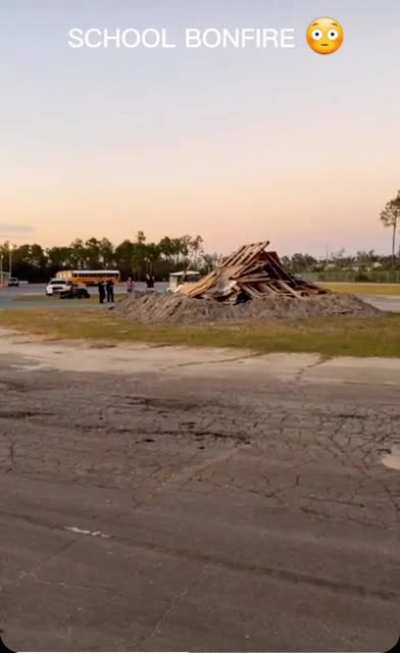 School bonfire