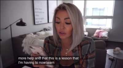 Brittany Dawn’s infamous “apology” video. Posted on February 6, 2019